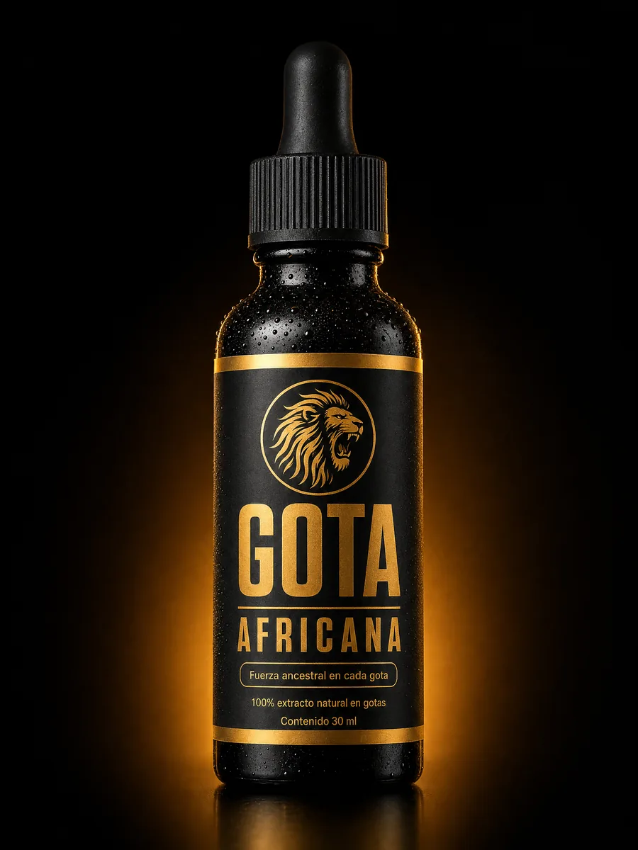 Frasco de Gota Africana de 30 ml con gotero para la potencia masculina